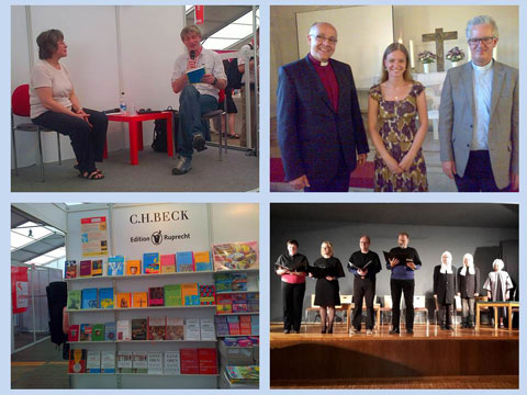 Unsere Autorinnen und Autoren und unser Verlagsbücherstand auf dem Kirchentag in Stuttgart